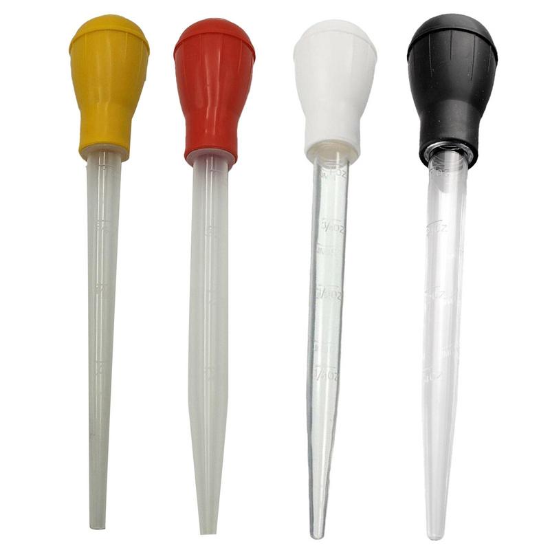 Gummikopf Skala Pipette Tropfer Flüssigkeit Kochen Pipette Ölrohr Truthahn Barbecue Würzung Lebensmitteltropfer Mehrzweck