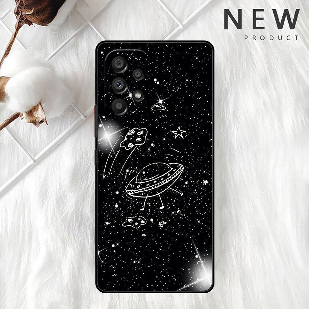 

Чехол «Космическая планета» для Samsung Galaxy A52 A12 A51 A53 A33 A71 A32 A31 A21 A01 A11 A22, черный чехол из ТПУ для телефона Samsung A03