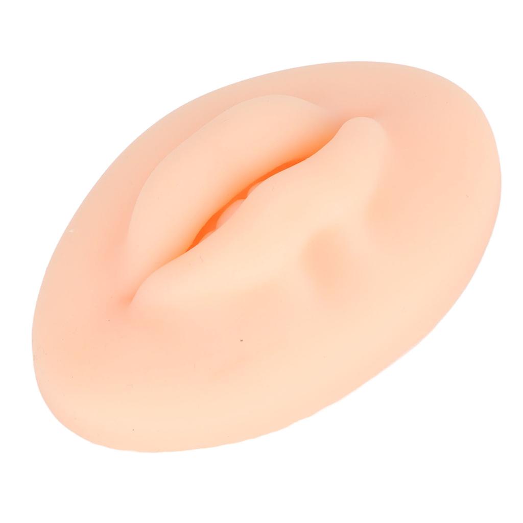 3D Silicone Lips Semi Permanent Soft Real Skin Touch Feeling Fake Lips for Microblading Training