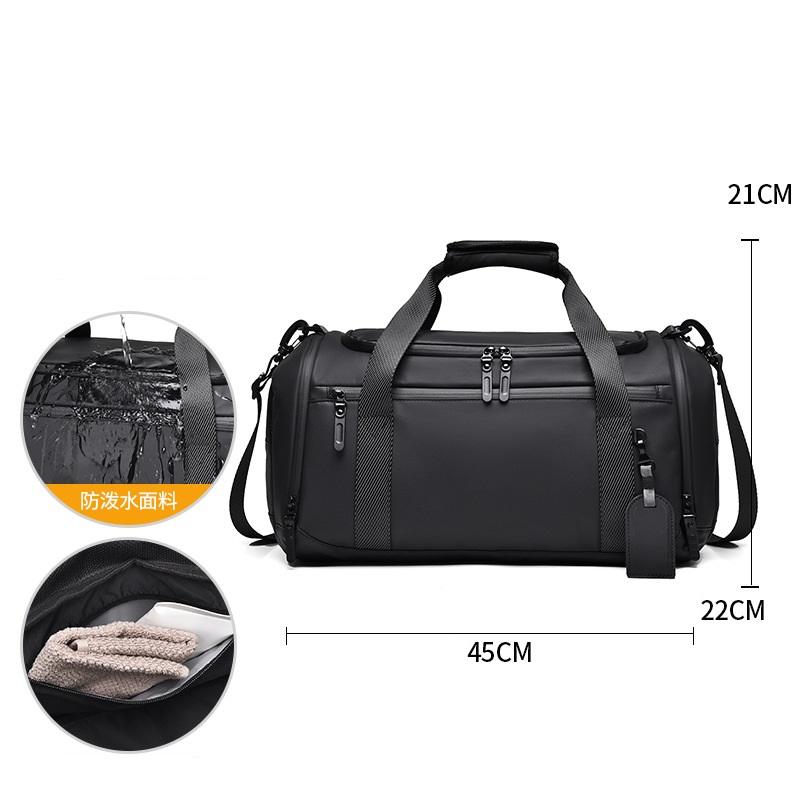 Reisetasche für Männer und Frauen trockene und nasse Trennung Schuhfächer große Kapazität Sport- und Fitnesstasche Handtasche Gepäcktasche