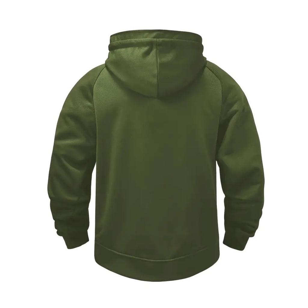 Herren Kapuzenpullover mit fester Farbe für Frühling und Herbst, Sport- und Arbeitskleidung für Jugendliche, Trendige Marken-Kapuzenjacke