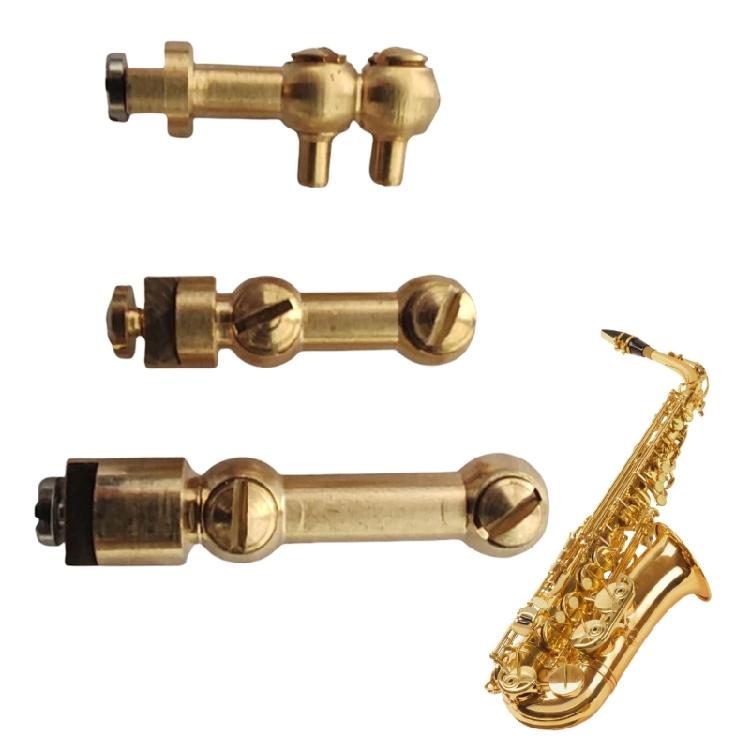 Saxophone Key Adjustment Screw Brass Saxophone Key Rod Suitable for Maintenance of Various Models Brass Construction