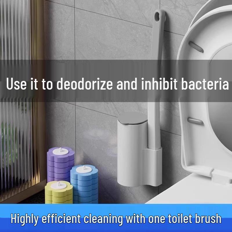 Einweg-Toilettenbürste für Zuhause mit austauschbarem Kopf - Reinigt ohne tote Winkel, Effektive Fleckenentfernung Badezimmerwerkzeug