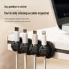Original Desktop Magnetic Cable Organizer and Holder Clip - Cable Manager for Chargers and Wires