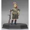 Fine Molds 1/12 World Fighter Collection WWII Soviet Army Female Soldiers Tanya & Shpergin PPSh 1941 Plastic Model Kit, Unpainted, Assembly Kit, FT04