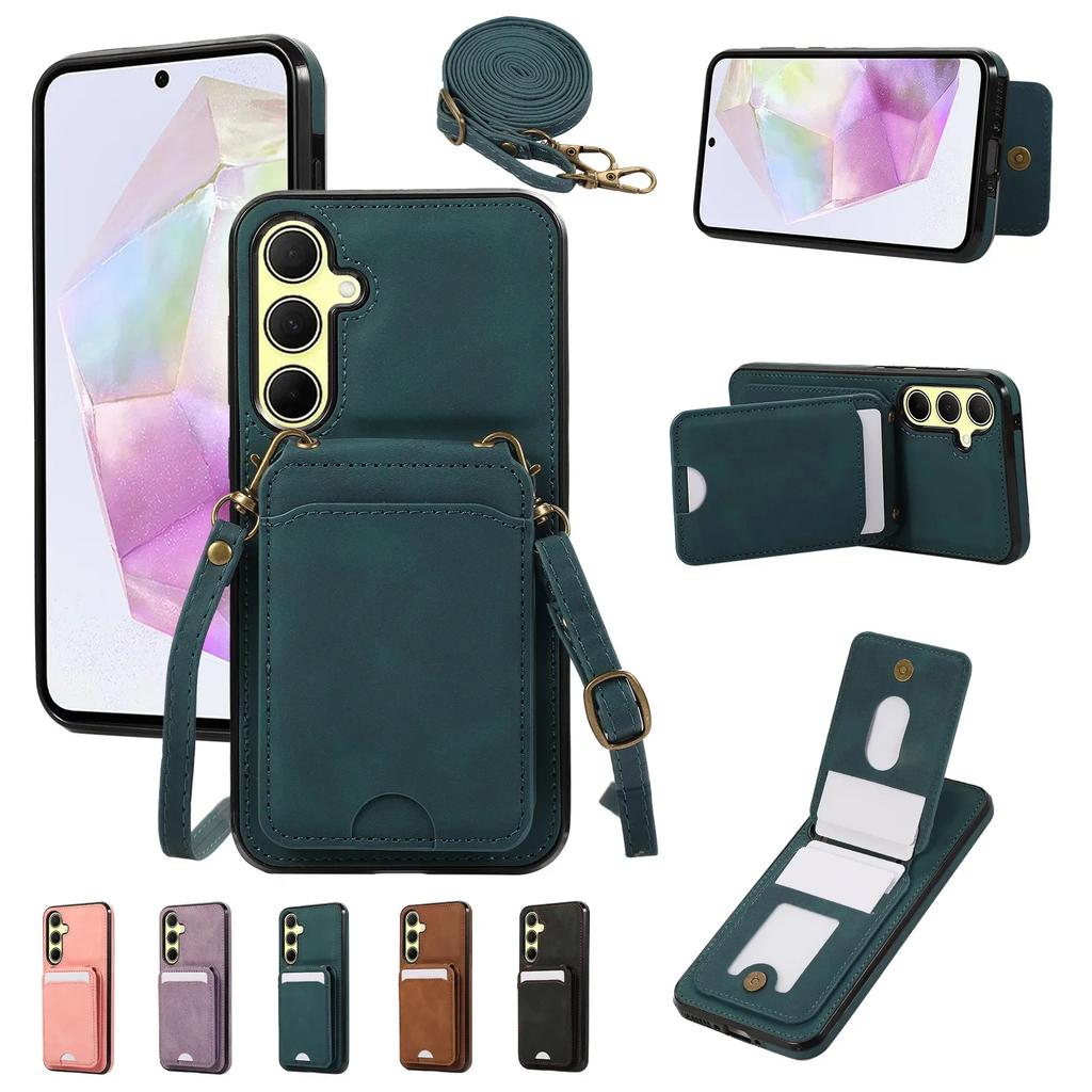 Crossbody Phone Case for Samsung Galaxy A55 A35 A25 A15 A54 A53 A52S A52 A32 A33 A34 A22 A13 A14 A72 A06 A16 A26 A36 A56 A24 4G