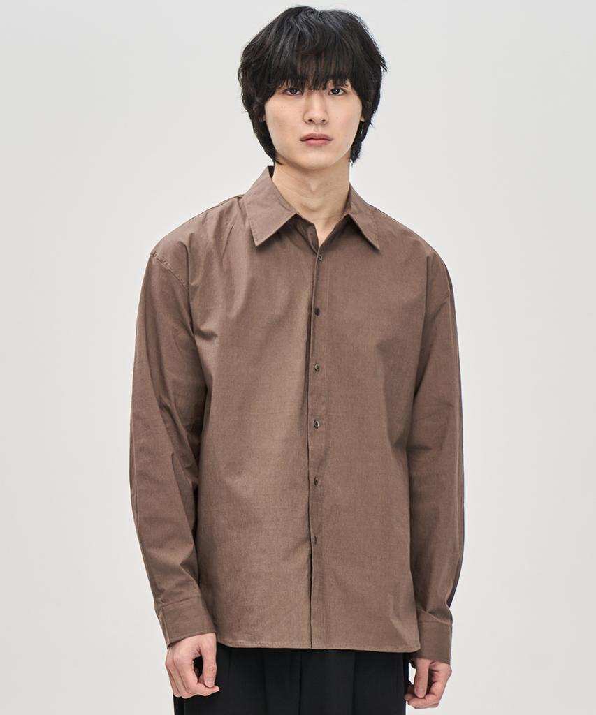 PRAIRIE Comfort Shadow Stripe Shirt (Brown)