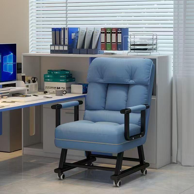 Multi-Use Folding Lounge Chair with Backrest for Office, Dorm, or Home.