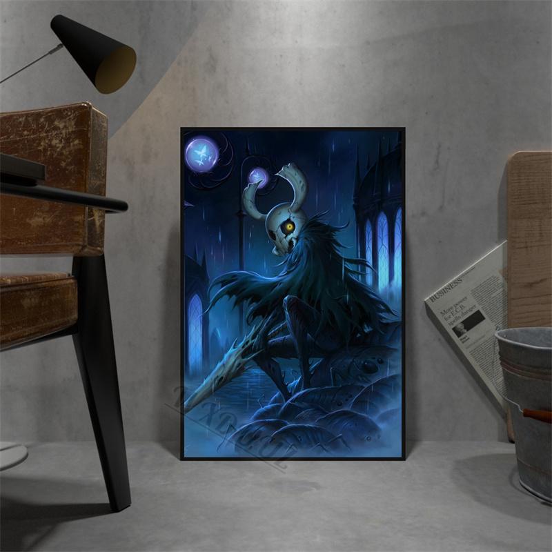 Video Games Hollow Knight Classic Anime Print Posters For Living Gaming Room Canvas Painting Art Home Wall Decor Pictures Gift