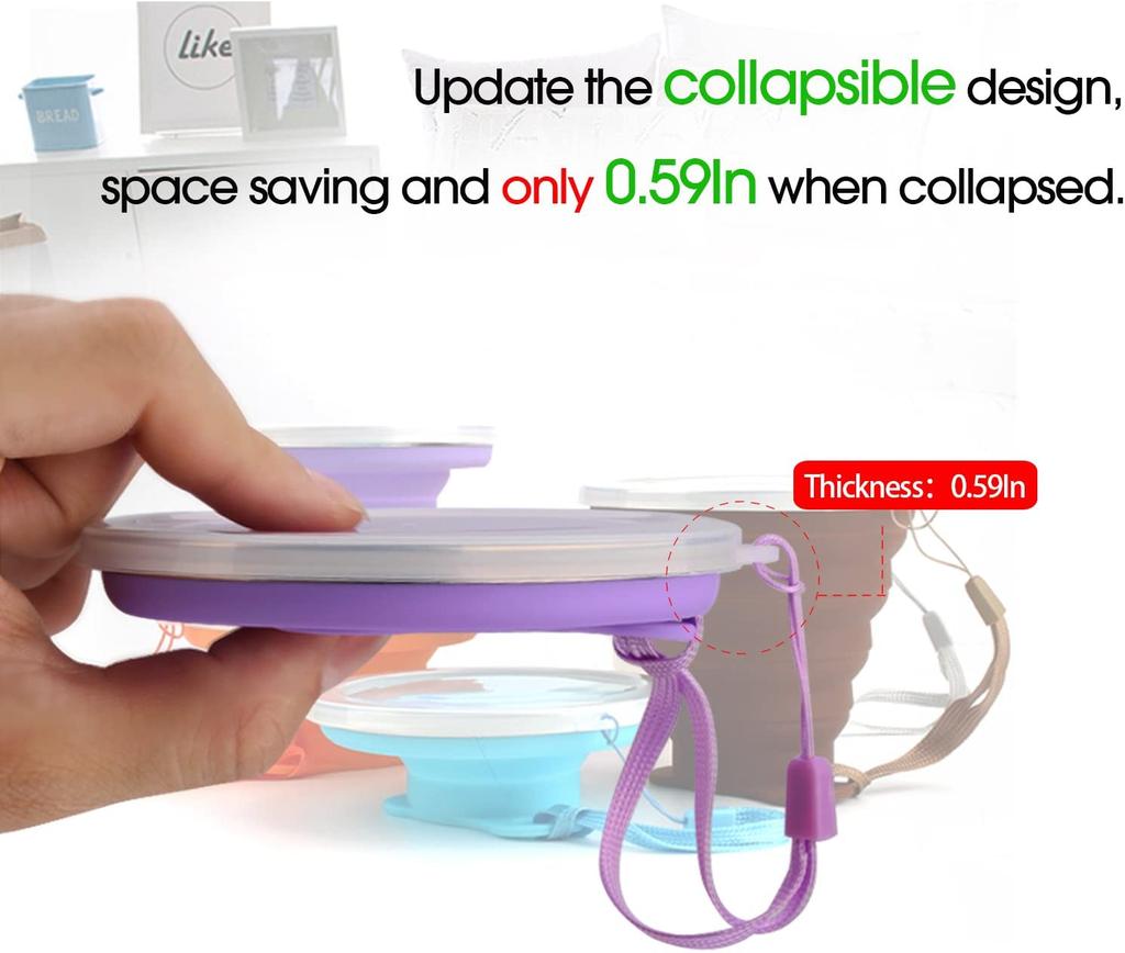 Silicone Foldable Cup Collapsible Telescopic Adorable Water Bottle Outdoor Use Travel Children Cups Teacups Ware Jug Drink Water Copa
