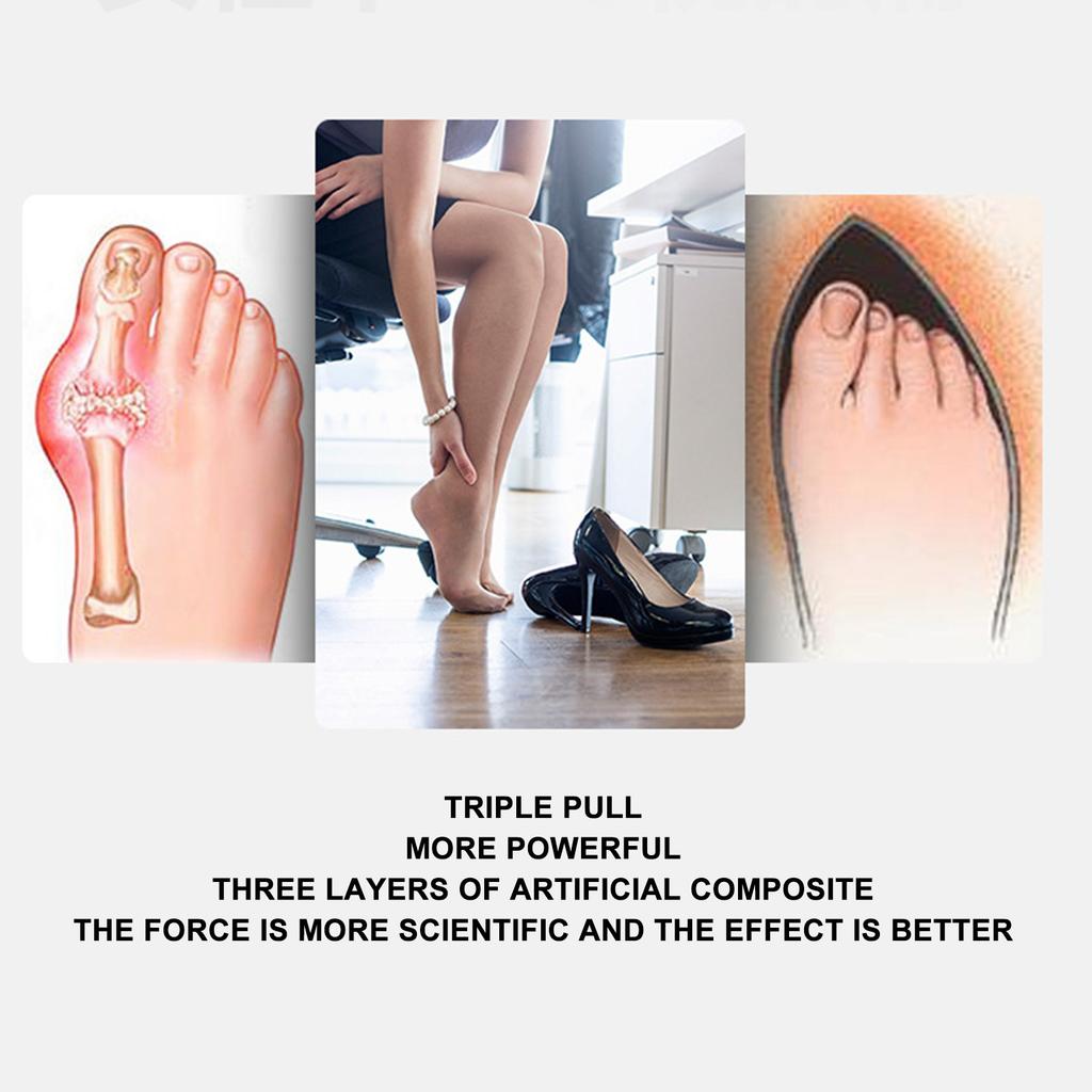 Big Toe Bunion Splint Straightener for Men Women Breathable Bunion Corrector for Left Foot Pain Relief L 40‑44 Size