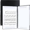 A4 Size 32*24cm / 20 Sheets X 10 Pages, Clear File with Design for Music Sheet Music Storage and Writing Directly
