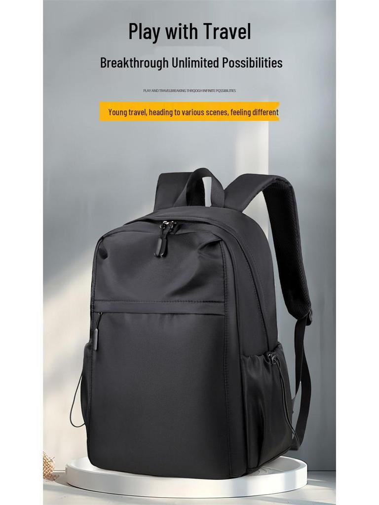 Men's Waterproof Travel Backpack - Large Capacity Casual & Business Laptop Bag for College Students
