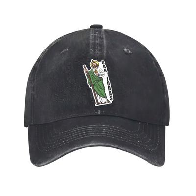 San Judas Mexican Saint Print Baseball Cap Distressed Twill Casual Adjustable Hat Adult Outdoor
