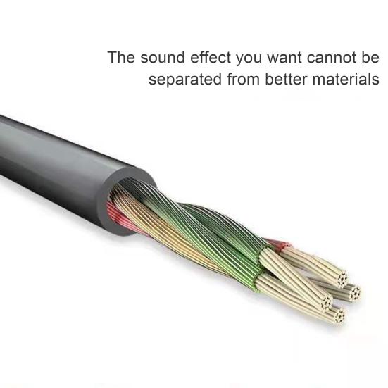 Sport Earbud with Microphone Anti-interference Noise Reduction Stereo Surround Heavy Bass Music Player Stable Signal 3.5mm Wired In-ear Earphone