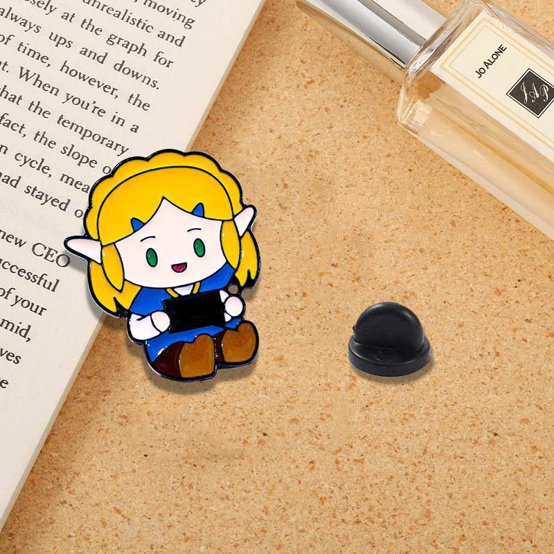 Anime Cartoon Sieben Drachen Elfenkrieger Brosche Niedlich Süß Literarisch Frisch Metall Tropföl Stachel Anstecknadel Schnalle Abzeichen