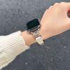 Süße Schleifen-Leder-Uhrenarmbänder für Apple Watch Armband für IWatch Serie 10 Armband Smartwatch 38 40 42 44 45 49 mm