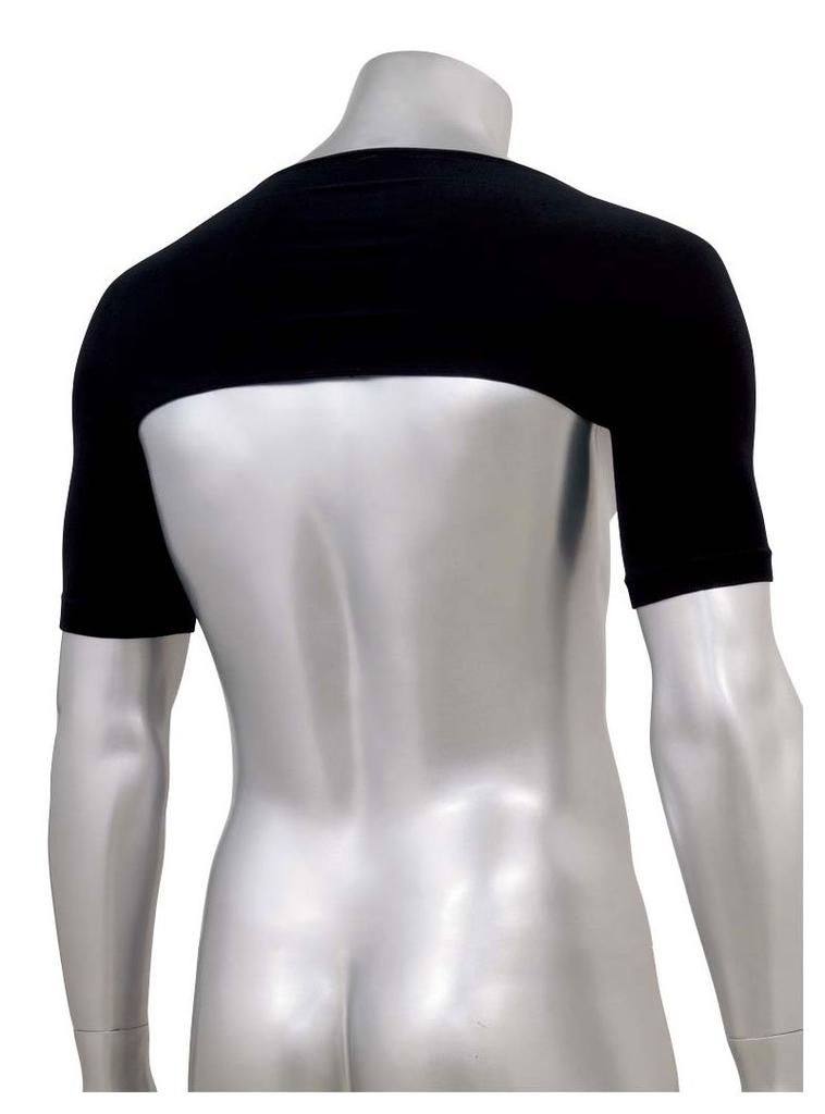 SK11 Compression Supporter for Shoulder, Moisture-Wicking, Quick-Drying Type, Black, Size M (KS-KATA-M-BK)
