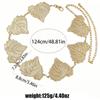 Personality Leaves Waist Chains Adjustable Body Chain Decor Metal Belly Chain  Birthday Gift