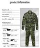 Unisex Camouflage Suit Set: Durable, Breathable Military Training and Outdoor Work Uniform