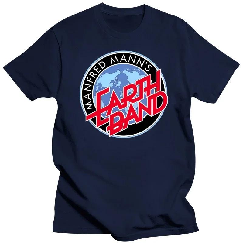 

Летняя графическая футболка с коротким рукавом Manfred Manns Earth Band Идея для подарка Футболка для мужчин Футболка для женщин Классическая Ретро Настраиваемая футболка Уличная одежда S