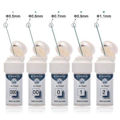 Dental Consumable Materials Gingival Retraction Cord Braided Cotton Thread 000/00/0/1/2 Size