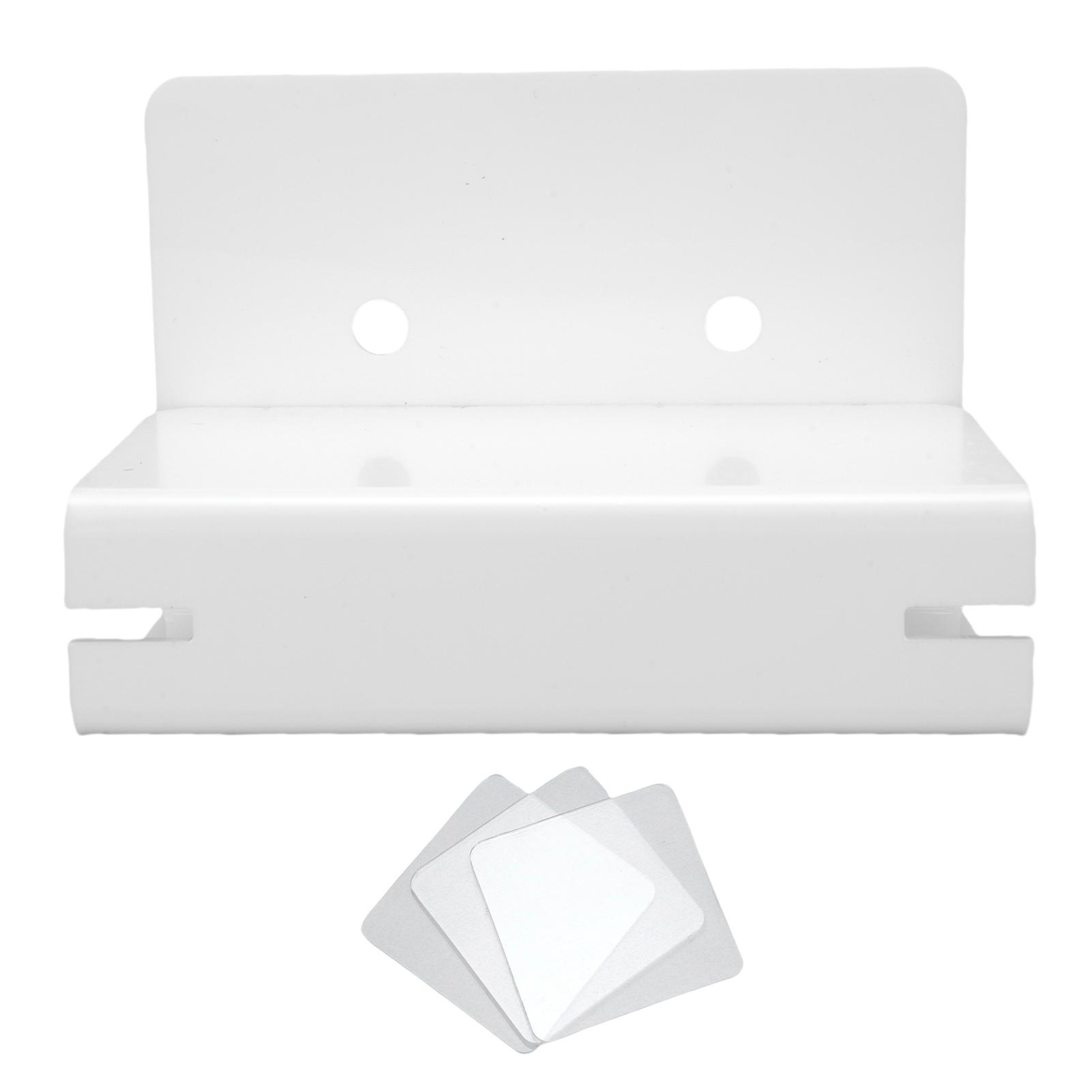 

Держатель для зубных щеток, настенный акриловый органайзер для хранения зубных щеток с системой управления кабелями белый