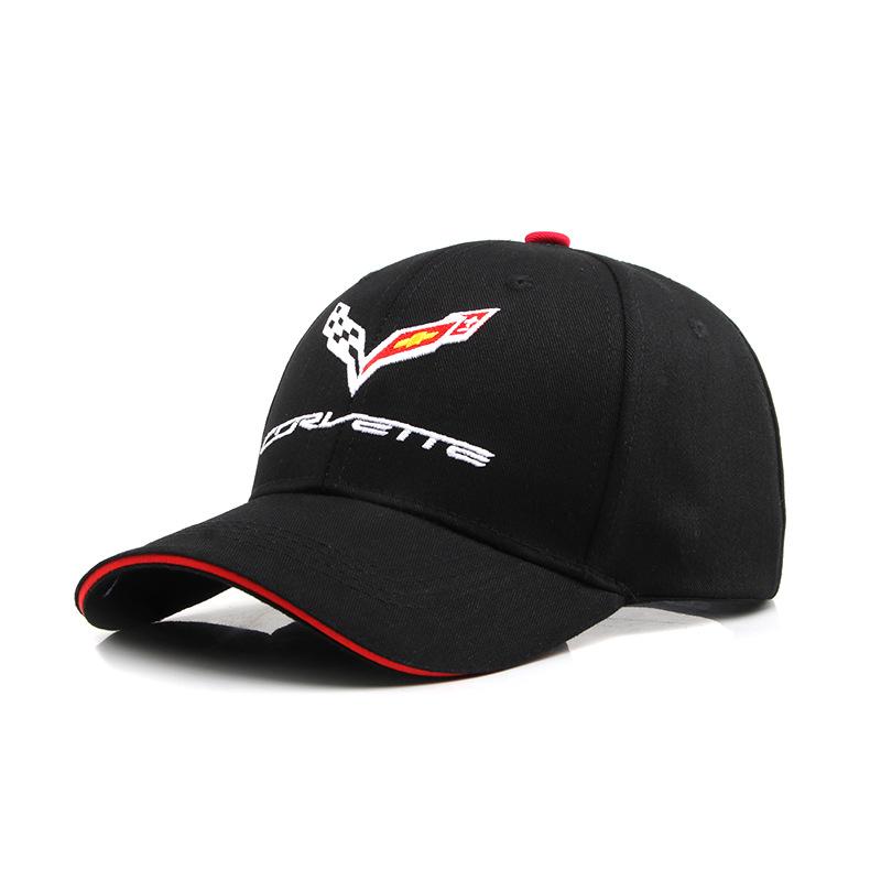 Lbfx9 Car Badge for Chevrolet Corvette SS Emblem Casual Cotton Baseball Cap Men Women Embroidery Truck Driver Outdoor Travel Sport Hat