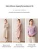 Women's Lace Cashmere Knit Cardigan - 3D Floral Design, Solid Color, Versatile Slimming Fit for Autumn and Winter