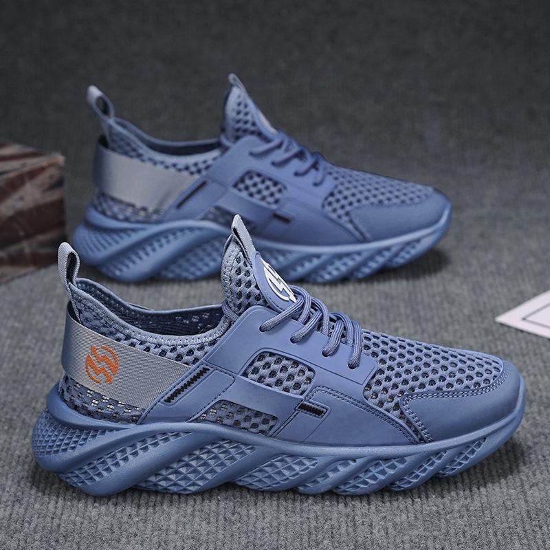 

Літнє дихаюче чоловіче взуття спортивне та повсякденне чоловіче сітчасте взуття чоловіче порожнисте велика сітка модне взуття студент 2024 новинка 44