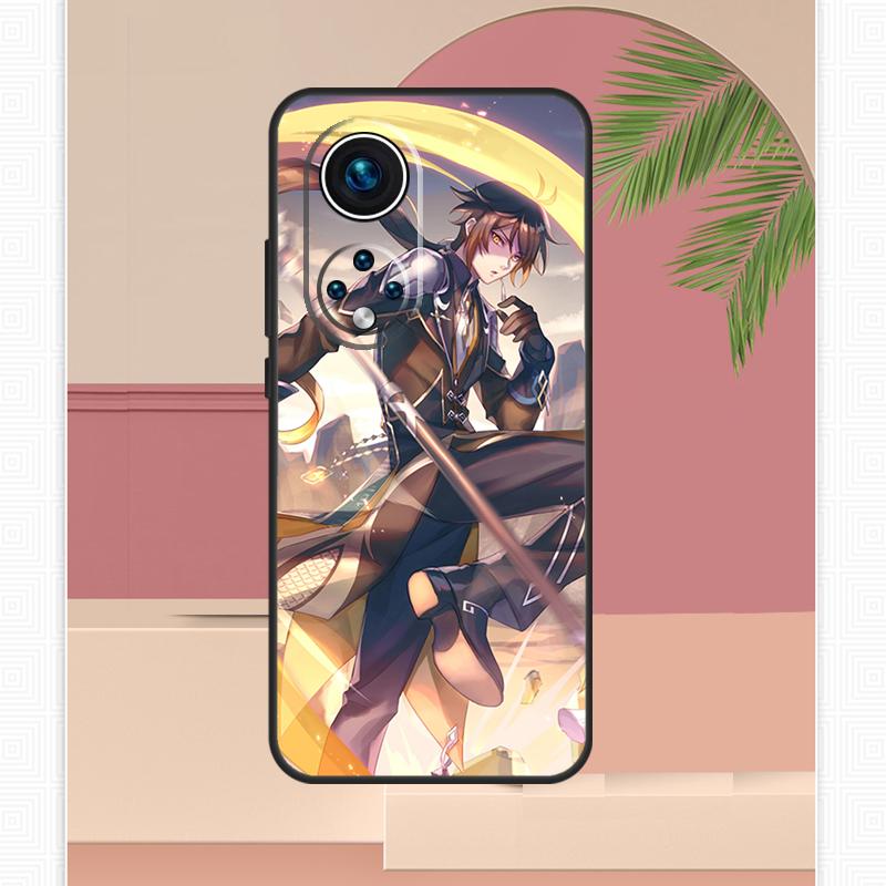 Genshin Impact Zhong Li Case For Honor Magic 8 Pro 7 6 5 Lite Honor 200 400 X9c X9b X9a X8b X8a X8c 50 70 90 Cover