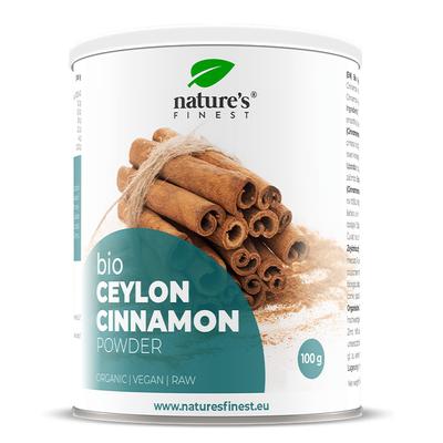 BIO Ceylon Cinnamon Powder – Pure Organic True Cinnamon (Cinnamomum Zeylanicum) – 100 G