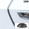 5/10M Chrome Car Door Edge Protection Strip Auto Door Anti Collision Strip Door Moldings Trim Adhesive Protector