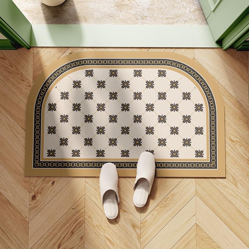 American Retro Diatom Mud Floor Mat Cushion Household Toilet Bathroom Door Non-Slip Floor Mat Toilet Quick Drying Water Absorption