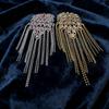 Pin Beads Tassel Epaulette Rhinestone Shoulder Jewelry  Clothing Accessories