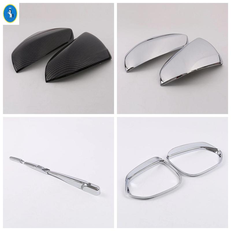 Accessories Car-styling Rearview Mirror Shell Rain Eyebrow / Rear Window Wiper Protector Cover Trim For Changan CS35 2018 -