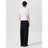 8SECONDS Summer Double-Pleated Half-Banding Slacks Black (454821Lqx5)