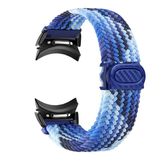 No Gaps Braided Band For Samsung Galaxy Watch 6 4 Classic/5 Pro/44mm 40mm 47mm 43mm Correa Nylon Bracelet Galaxy Watch 6 Strap
