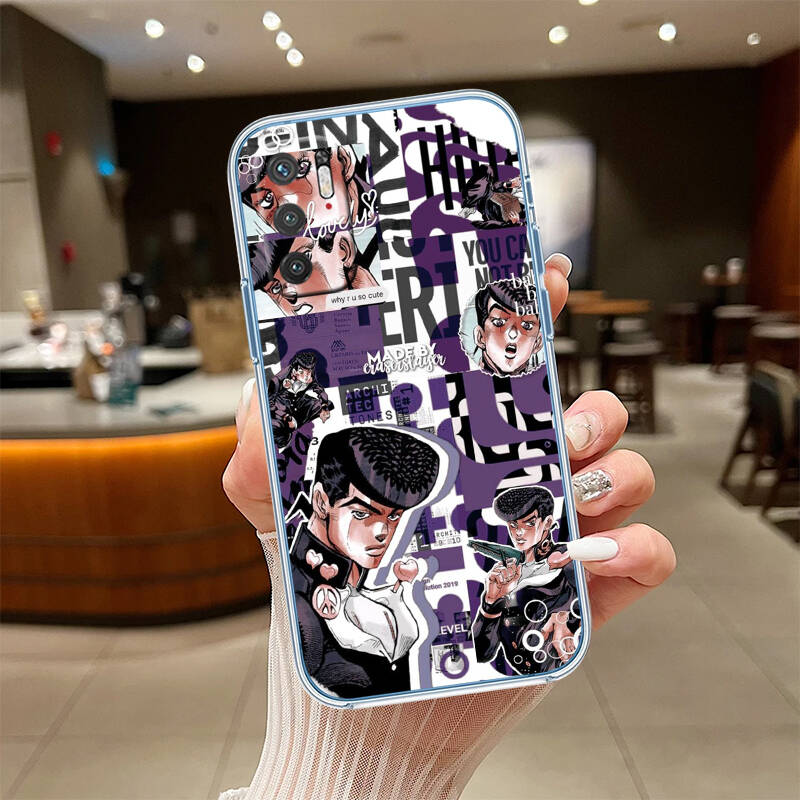 JoJo's Bizarre Adventure Case for Motorola E7 E22 E20 E13 E15 E22S E30 E40 G10 G20 G04 G22 G23 G05 G75 G35 G55 G6 G7 G8 G9 Plus Power Play
