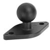 1 Inch Ball Mount Base Aluminum Alloy Mount Plate with AMPS Hole Universal for B Size 1 Inch Ball