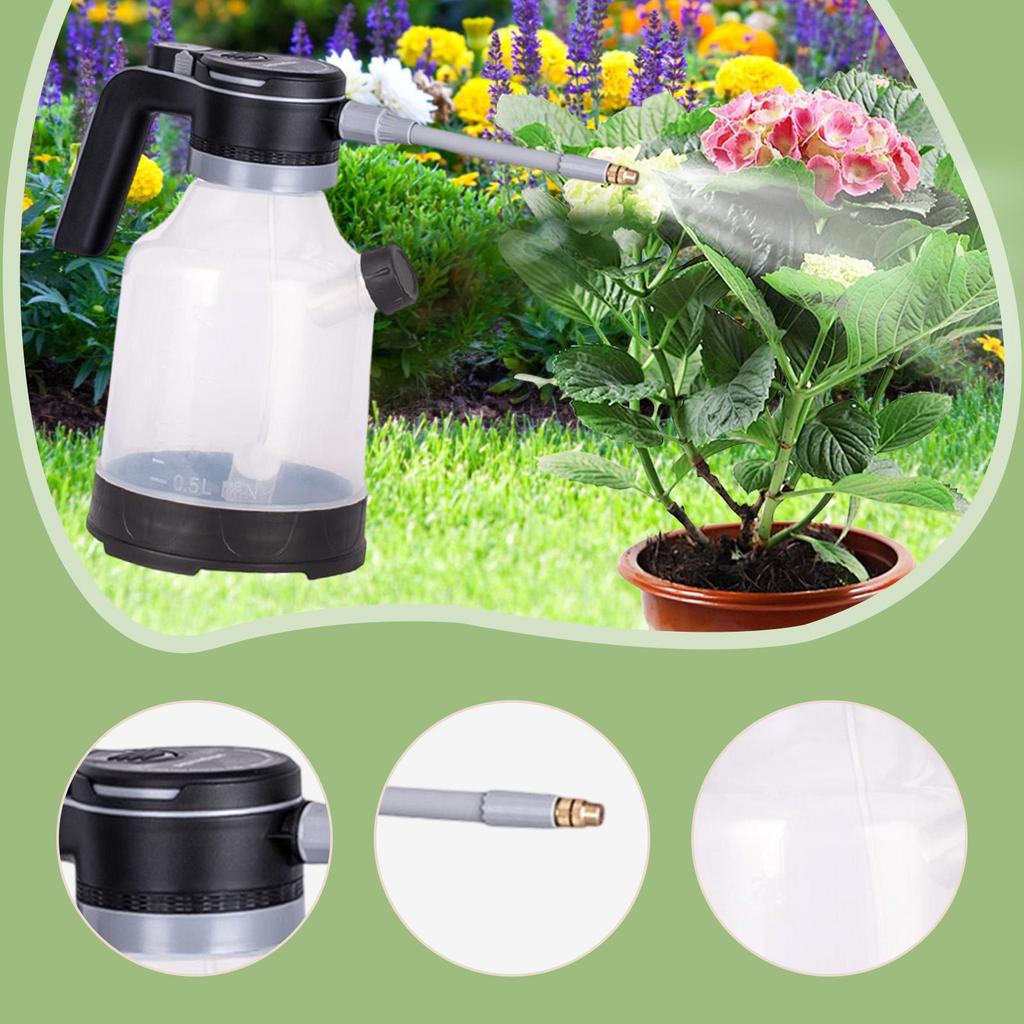 Electric Watering Can Sprayer Side Opening Water Sprayer 3000ml for Car Detailing