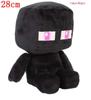 Minecraft Style Sitting Steve Zombie Skeleton Archer TNT Plush Toy Soft Doll Gift For Kids