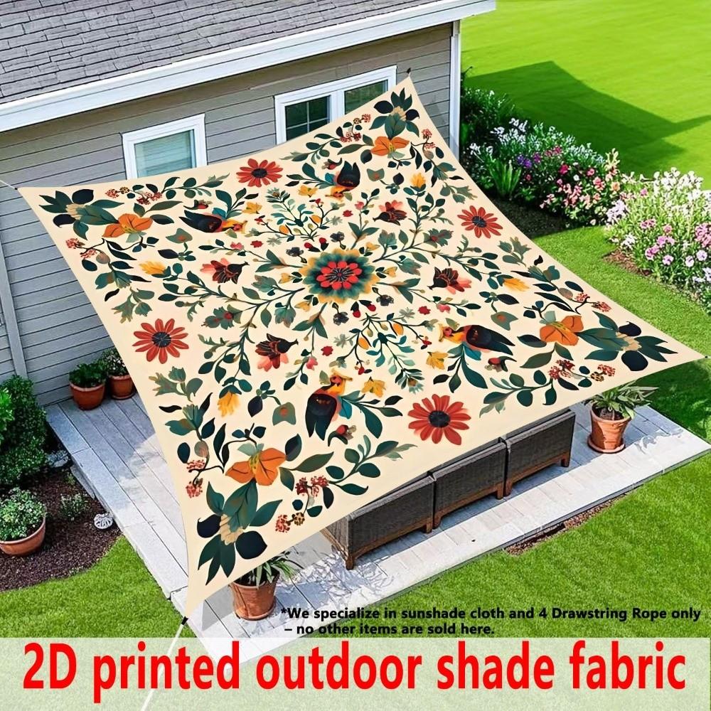 UV Resistant Canopy Cloth Cover Dacron Sunshade Tent Durable Outdoor Canopy Cover Garden Courtyard
