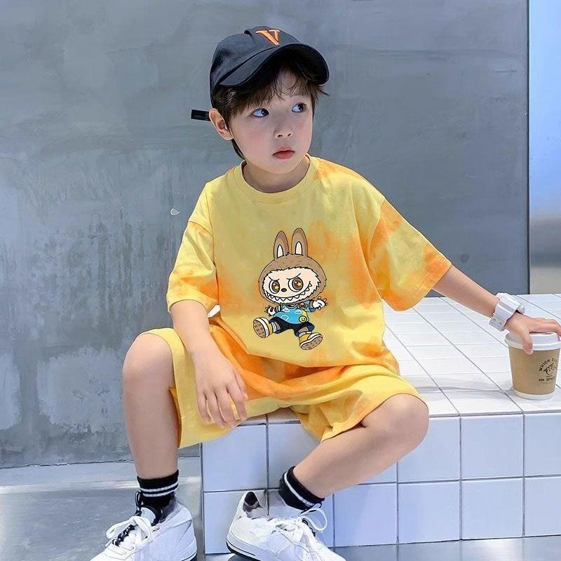 

Summer Boy LBB Cool Gradient Short-sleeved Two-piece Children s Casual Set 150