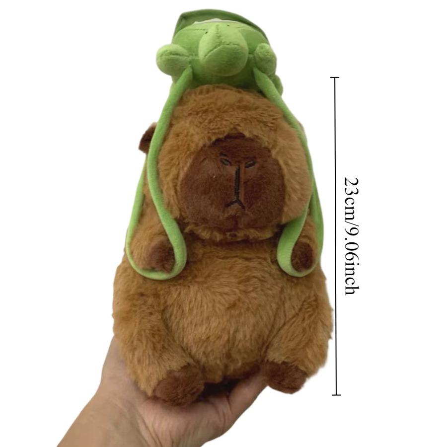 Hamburg Capybara Plush Toy Fluffty Kawaii Plushie Doll Simulation Capibara Anime Cute Stuffed Animals Soft Plush Gift Kid Toys