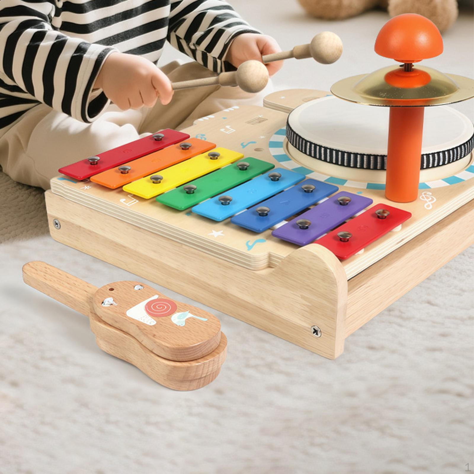 Children's Drum, Musical Instrument, Party Favor for Child Development, Sensory Educational Toy Style A