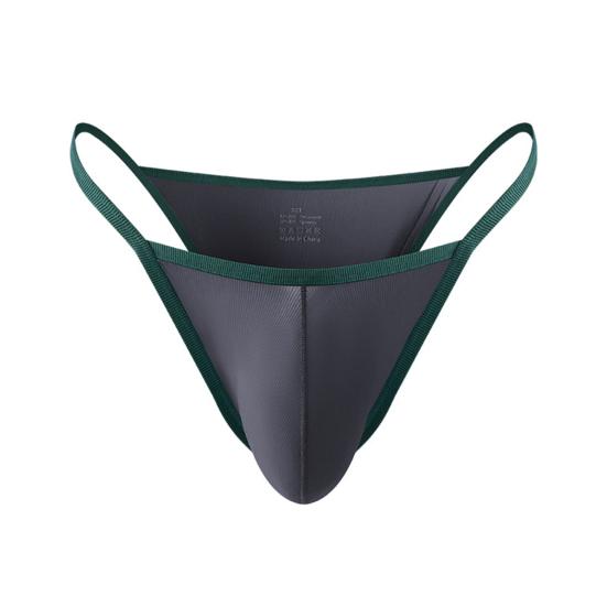Pánské tanga spodní prádlo s nízkým pasem sexy G-strings tanga slim fit rychleschnoucí spodní prádlo s tričkem pro každodenní nošení, pracovní cesty