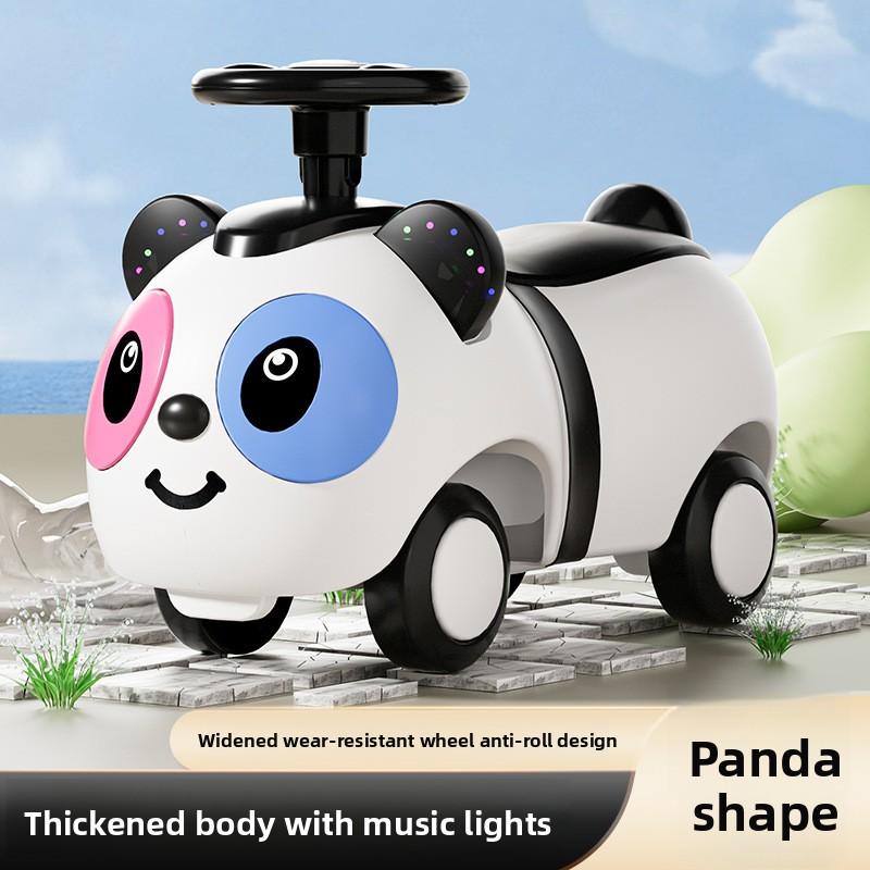 Baby Peanut Twist Car Infant Scooter Walker With Sound Light Silent Wheel Outdoor Ride On Toy Car Balance Training Birthday Gift