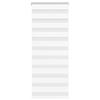 VidaXL Store Zèbre Blanc 60x100 Cm Largeur Du Tissu 55,9 Cm Polyester, Store À Enrouleur Zébré, Store Zébré Pour Fenêtre, 4014721