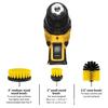 3 Sizes Bathroom Crodless Power Scrubber Drill Brush Cleaning Attachment Kit